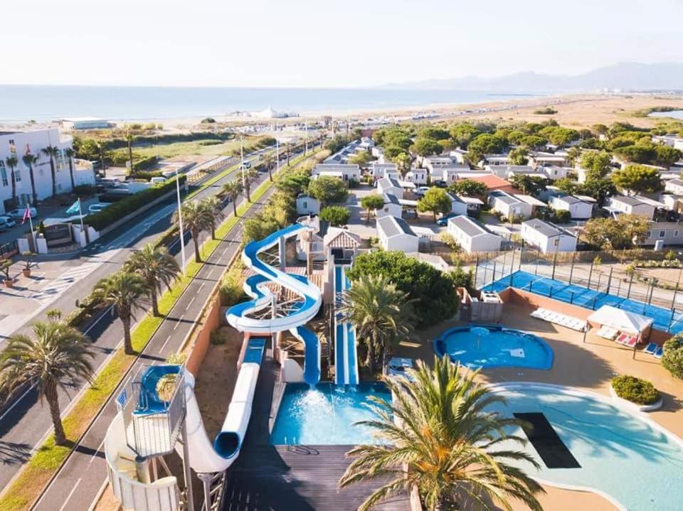 Mobil-Home Le Cocon Fun Pass Non Inclus Canet-en-Roussillon Buitenkant foto