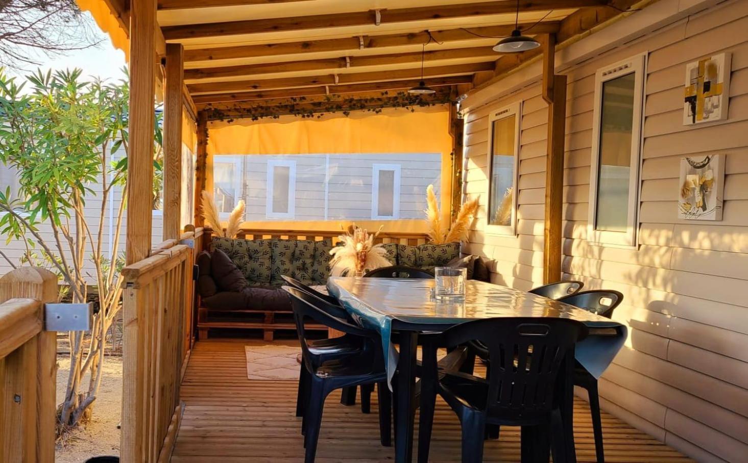 Mobil-Home Le Cocon Fun Pass Non Inclus Canet-en-Roussillon Buitenkant foto