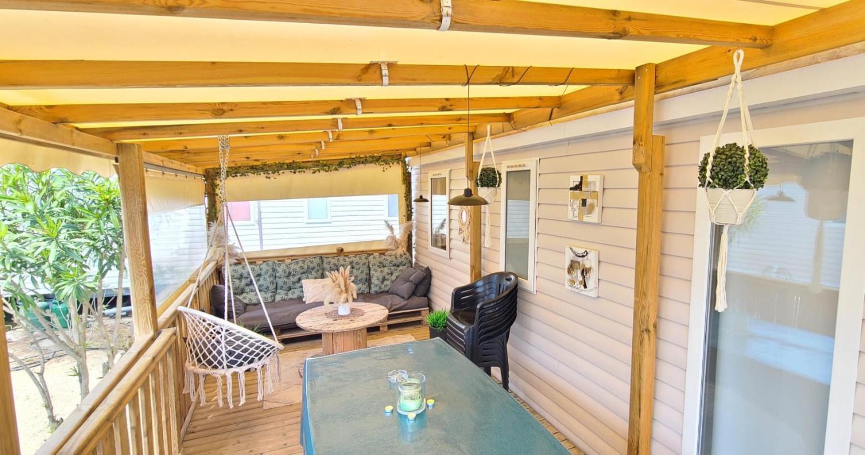 Mobil-Home Le Cocon Fun Pass Non Inclus Canet-en-Roussillon Buitenkant foto